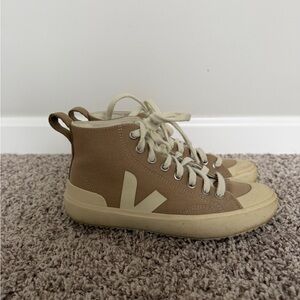 Veja Women's Nova High-Top Sneakers - Natural